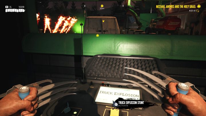 Um die Arena herum befinden sich Powerboxen, mit denen Sie Mechanismen wie Flammen oder giftige Dämpfe aktivieren können - Dead Island 2: Wie besiegt man Alesis Hernandez?  - Bosse - Leitfaden für Dead Island 2
