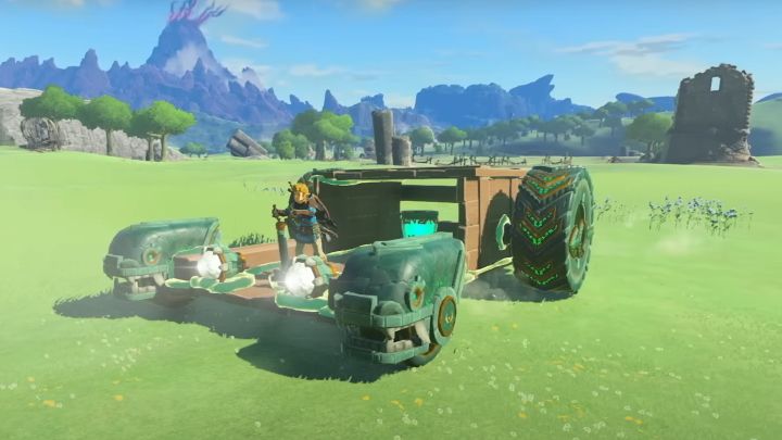 Dieses Fahrzeug ist ideal für die Durchquerung des südlichen Teils der Spielwelt – Zelda TotK: Fahrzeuge – Grundlagen – Zelda Tears of the Kingdom Guide
