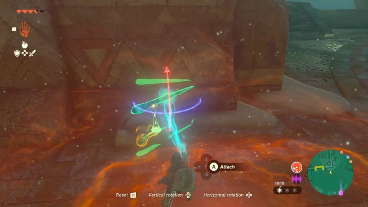 Eine der Turbinen, die die Schleuse antreiben, befindet sich in der Nähe der Luke auf Ebene 1F – Zelda TotK: Tulin of Rito Village – Komplettlösung – Zelda Tears of the Kingdom Guide