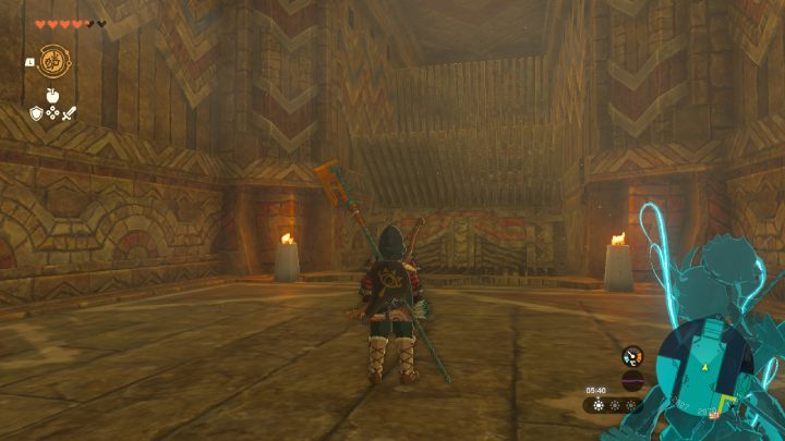 Biegen Sie rechts ab und verwenden Sie Recall auf dem rotierenden Gerät, um auf die andere Seite zu gelangen – Zelda TotK: Tulin of Rito Village – Komplettlösung – Zelda Tears of the Kingdom Guide