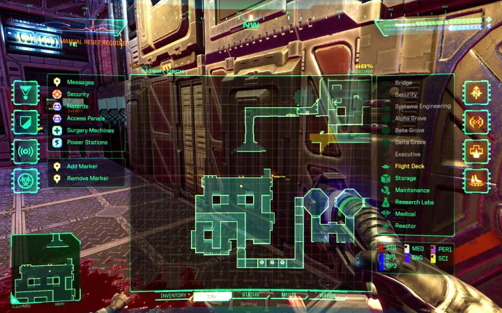 Die Karten der Citadel-Decks werden im Laufe des Spiels erweitert – System Shock Remake: Tipps und Tricks – Grundlagen – System Shock Remake-Anleitung