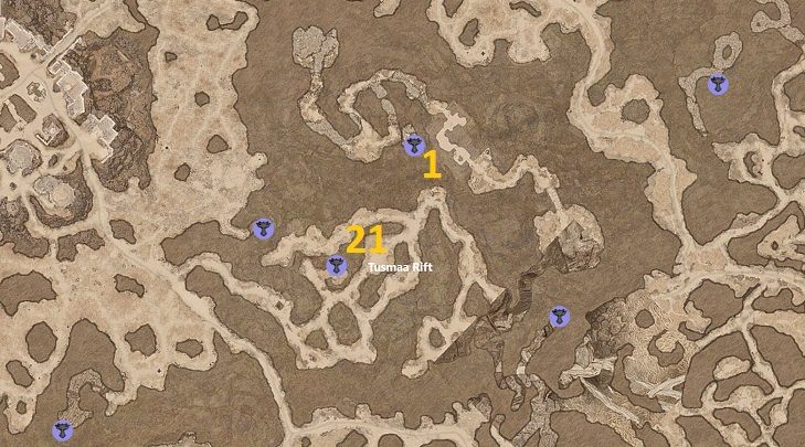 In Tuusma Rift gibt es 2 Altäre zu entdecken – Diablo 4: Altäre von Lilith – Trockensteppen – Altäre von Lilith – Diablo 4 Guide