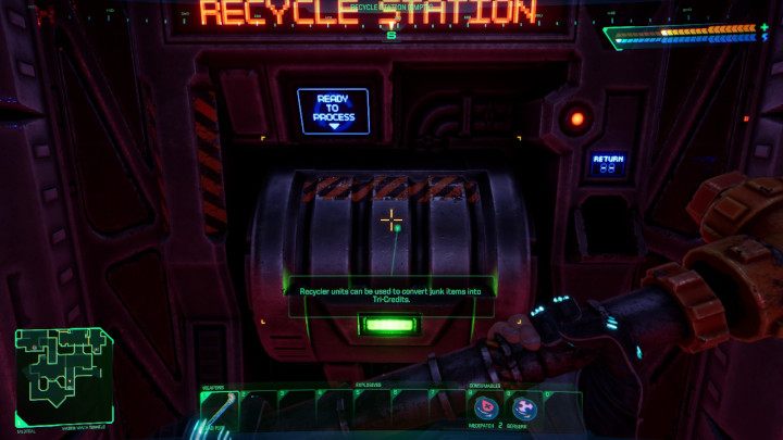 So verwenden Sie die Recyclingstation – System Shock Remake: Wozu dient der Schrott?  - FAQ – System Shock Remake-Anleitung