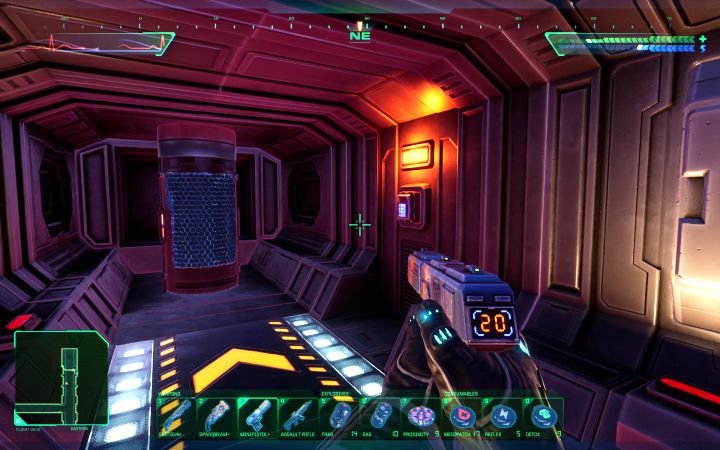 2 Rettungskapseln befinden sich im östlichen Teil der Karte und sind beim ersten Besuch des Flugdecks inaktiv – System Shock Remake: Codeliste – Geheimnisse und Sammlerstücke – System Shock Remake Guide