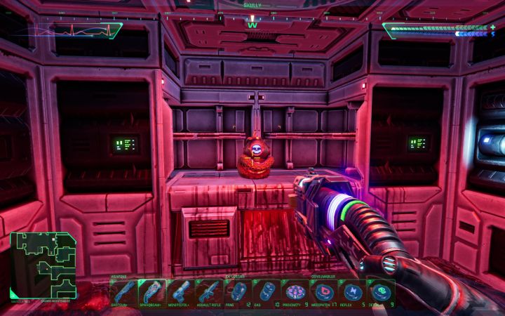 Skully befindet sich im oberen Bereich – System Shock Remake: All Skully – Secrets and Collectibles – System Shock Remake Guide
