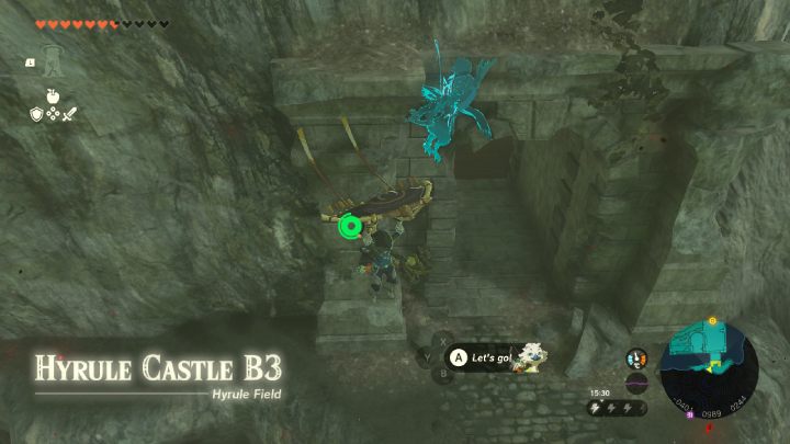 Das nächste Ziel befindet sich auf Etage B3 im westlichen Teil der Karte – Zelda TotK: Crisis at Hyrule Castle – Komplettlösung – Komplettlösung – Zelda Tears of the Kingdom Guide
