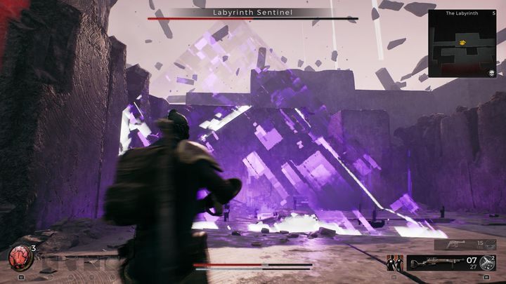 Bewegen Sie sich kontrolliert durch die Arena – Remnant 2: Wie besiegt man Labyrinth Sentinel? - Das Labyrinth – Remnant 2 Guide