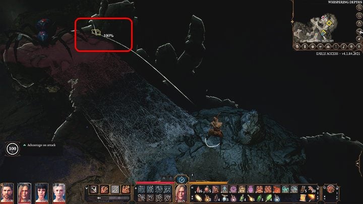 Der letzte Haufen Eier liegt direkt neben der Matriarchin, Sie müssen also sehr vorsichtig sein – Baldurs Gate 3: Wie besiegt man Phase Spider Matriarch in BG3?  – Bosse und schwierige Kämpfe – Baldurs Gate 3 Guide, Komplettlösung