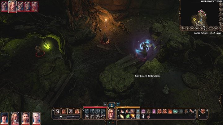 As soon as you enter the Overgrown Tunnel, you will encounter opponents wearing the aforementioned masks - Baldurs Gate 3: Auntie Ethel/Green Witch - how to beat? - Bosses and difficult fights - Baldurs Gate 3 Guide, Walkthrough