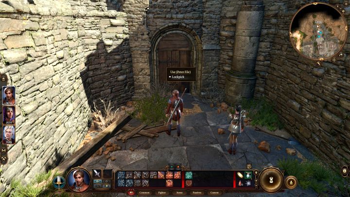 Erreichen Sie nach dem Kampf oder der erfolgreichen Überredung die Nordtür der zerstörten Kapelle – Baldurs Gate 3: So betreten Sie überwucherte Ruinen – Rätsellösung – Rätsel – Baldurs Gate 3-Leitfaden, Komplettlösung