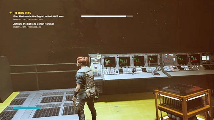 Youll reach a lit balcony with two buttons - Control AWE: The Third Thing walkthrough - Walkthrough - Control Guide