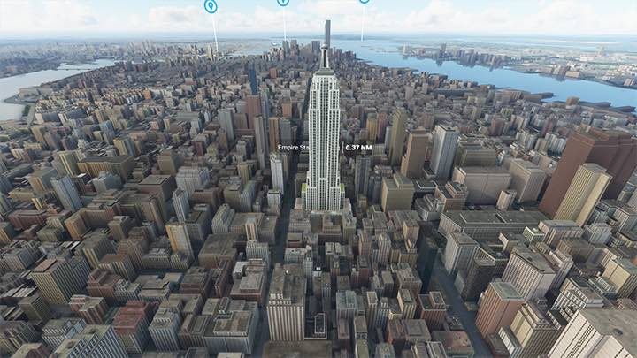 Manhattan – Offline-Modus – Microsoft Flight Simulator: Online-/Offline-Gelände – was sind die Unterschiede?  - FAQ – Microsoft Flight Simulator 2020-Handbuch