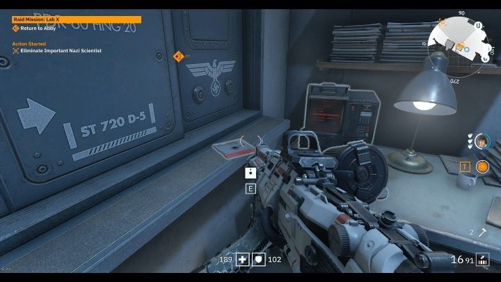On the windowsill, near the table, you will find a white floppy disk - Secrets and collectibles in Detention Area | Wolfenstein Youngblood - Collectibles and secrets - Wolfenstein Youngblood Guide