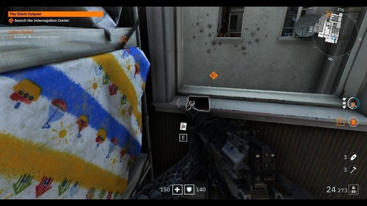 In one of the rooms in the hotel there is a colorful childrens duvet - Secrets and collectibles in Detention Area | Wolfenstein Youngblood - Collectibles and secrets - Wolfenstein Youngblood Guide