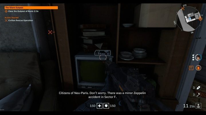 One of the covers available on this site can be found in the TV cabinet - Secrets and collectibles in Detention Area | Wolfenstein Youngblood - Collectibles and secrets - Wolfenstein Youngblood Guide