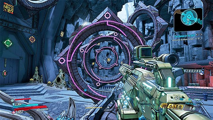 The screenshot above represents the shooting spot before the second rune - Pandora-return | Borderlands 3 Side Quest - Side Missions - Borderlands 3 Guide