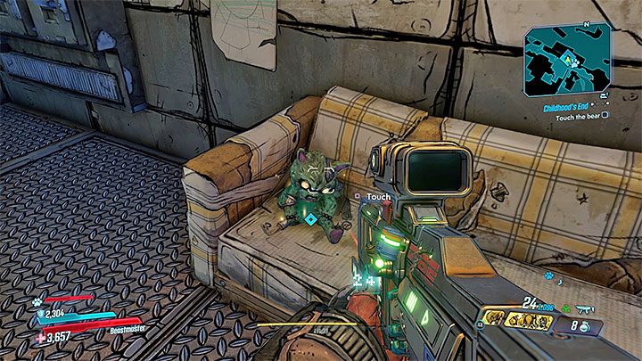 Open the pantry and find the portrait on the wall - Pandora-return | Borderlands 3 Side Quest - Side Missions - Borderlands 3 Guide