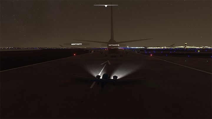 Die Anwesenheit anderer Spieler sorgt für mehr Verkehr auf Flughäfen und den Eindruck, dass die Spielwelt lebendig ist – Microsoft Flight Simulator: Mehrspielermodus – wie funktioniert das?  - FAQ – Microsoft Flight Simulator 2020-Handbuch