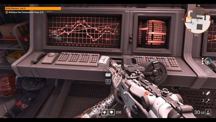 Im Maschinenraum, neben der Tastatur, finden Sie ein weißes Band – Geheimnisse und Sammlerstücke in Lab X |  Wolfenstein Youngblood – Sammlerstücke und Geheimnisse – Wolfenstein Youngblood Guide