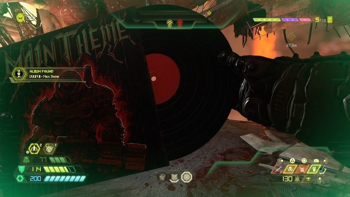 Some dexterity is needed in order to reach this album - Doom Eternal: Super Gore Nest secrets maps and location - Collectibles and secrets - Doom Eternal Guide