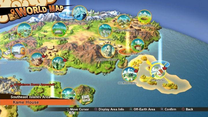 Wo soll ich anfangen: Südostinseln-Gebiet, als Goku-Meister |  Nebenmission in DBZ Kakarot – Android Terror kommt – Dragon Ball Z Kakarot Guide