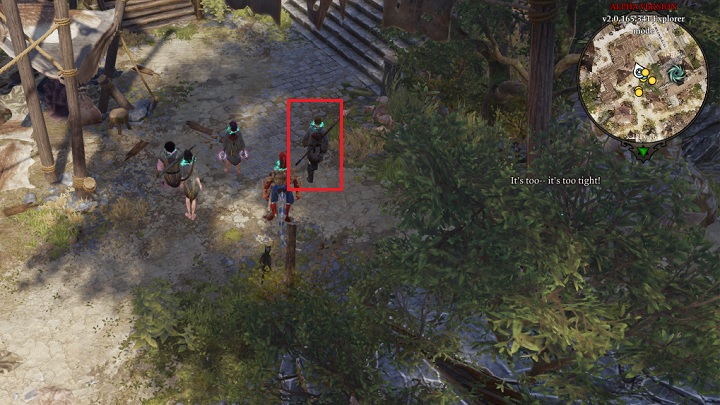 Wenn Sie das Fort Joy Ghetto erkunden, werden Sie auf eine mysteriöse Person treffen, die Sie fragt, ob Sie allein sind – den Teleporter |  Akt I – Kapitel II – Fort Joy – Divinity Original Sin 2 Guide