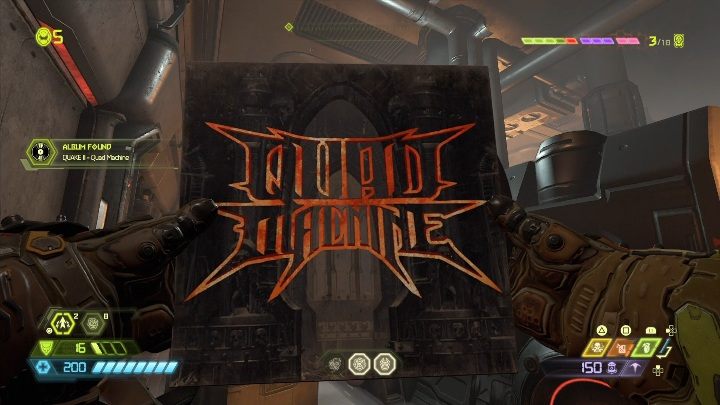Another room with pumps and another collectible - Doom Eternal: Arc Complex secrets maps and location - Collectibles and secrets - Doom Eternal Guide