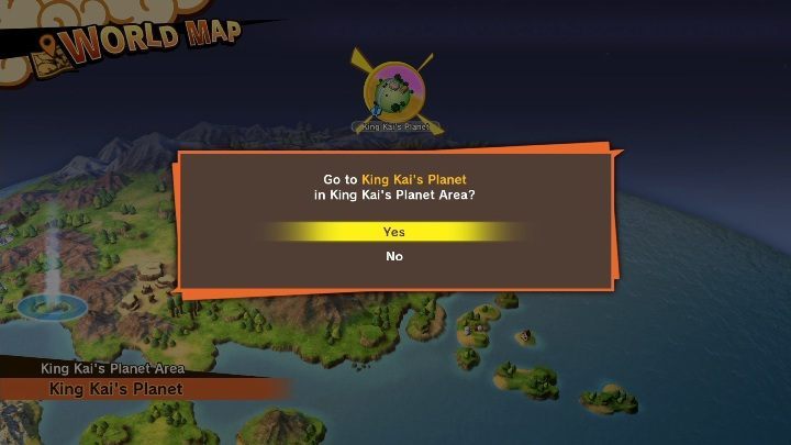 Wo soll ich anfangen: King Kais Planet Area, als Goku – Verblüfft über Bananen |  Nebenmission in DBZ Kakarot – Android Terror kommt – Dragon Ball Z Kakarot Guide