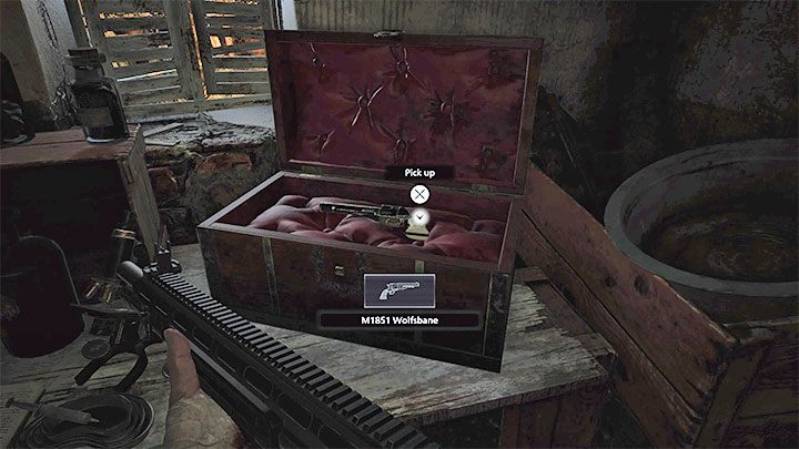 You must get rid of a single monster inside the hut - Resident Evil Village: Golden Chests - map, list - Secrets & Collectibles - Resident Evil Village Guide