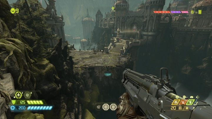 After receiving the codex note, jump into the abyss - Doom Eternal: Taras Nabad secrets maps and location - Collectibles and secrets - Doom Eternal Guide
