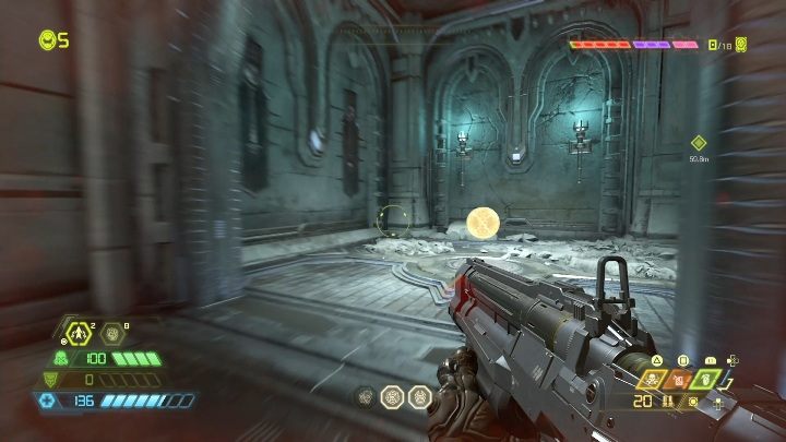 Weapon upgrading token is in the arena where you fight with opponents - Doom Eternal: Taras Nabad secrets maps and location - Collectibles and secrets - Doom Eternal Guide