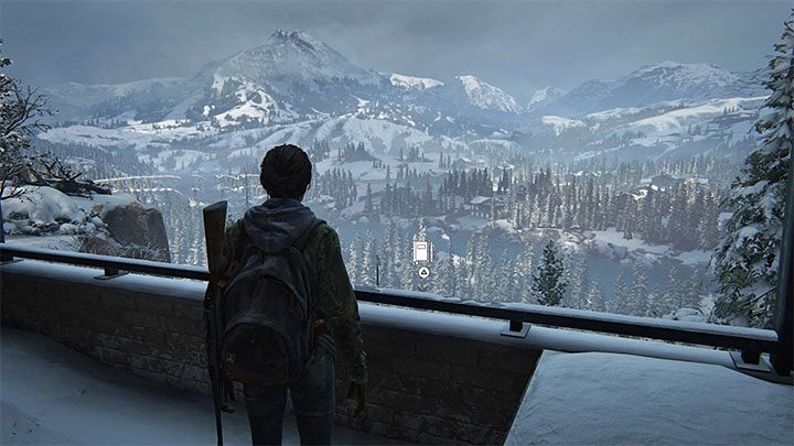 Nachdem Sie das Gebäude betreten haben, erreichen Sie einen Aussichtspunkt – The Last of Us 2: Patrol – Sammlerstücke, Artefakte, Münzen – Jackson – The Last of Us 2 Guide