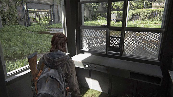 Take a look at the watchtower adjacent to the locked Gate East 2 - The Last of Us 2: Downtown map - collectibles, artefacts, coins - Seattle Day 1 - Ellie - The Last of Us 2 Guide