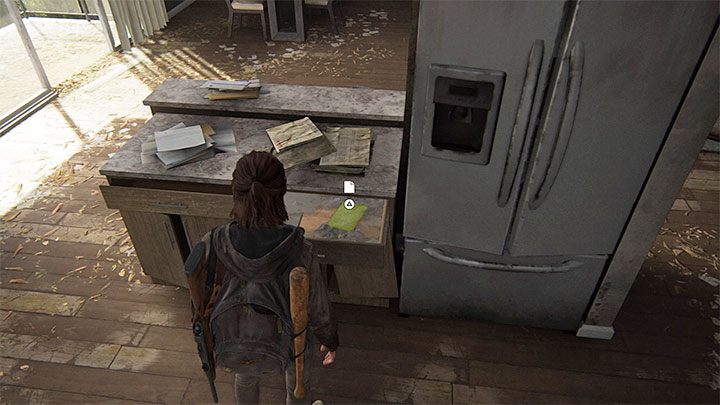 The yellow card is in one of the drawers in the kitchen - The Last of Us 2: Capitol Hill - collectibles, artefacts, coins - Seattle Day 1 - Ellie - The Last of Us 2 Guide