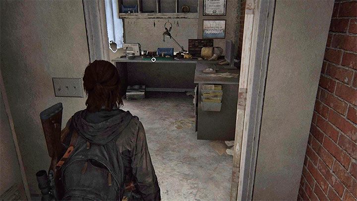 Workbench table in Capitol Hill level is also located inside the Martial Arts building adjacent to the minefield - The Last of Us 2: Capitol Hill - collectibles, artefacts, coins - Seattle Day 1 - Ellie - The Last of Us 2 Guide