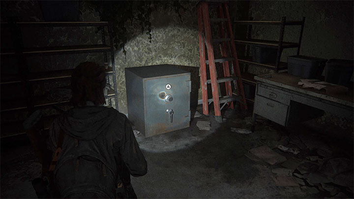 The safe in Capitol Hill level is located inside the same shop located in the vicinity of a mine field, in which there were also 2 other secrets described above - a trading card and a note - The Last of Us 2: Capitol Hill - collectibles, artefacts, coins - Seattle Day 1 - Ellie - The Last of Us 2 Guide