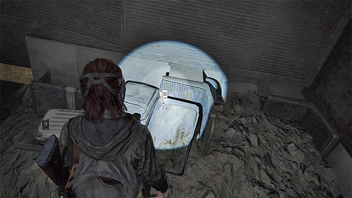 Auf der anderen Seite finden Sie eine Sammelkarte, die auf einigen Taschen liegt – The Last of Us 2: The Tunnels – Sammlerstücke, Artefakte, Münzen – Seattle Tag 1 – Ellie – The Last of Us 2 Guide