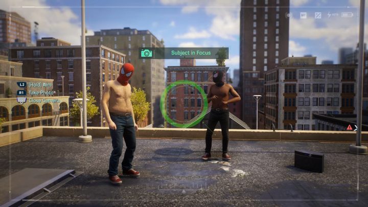 Machen Sie ein Foto von Spider-Man-Fans auf dem Dach eines Gebäudes im Zentrum der Upper West Side – Spider Man 2: Alle Fototermine – Orte – Geheimnisse und Sammlerstücke – Spider Man 2 Guide