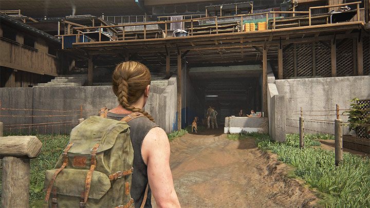 Sie können diese Münze direkt erhalten, nachdem Sie die Hundekoppel verlassen und an den Ställen vorbeigekommen sind, in denen die Zuchttiere gehalten werden – The Last of Us 2: The Stadium – Sammlerstücke, Artefakte, Münzen – Seattle Tag 1 – Abby – The Last of Us 2 Leitfaden