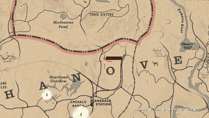 These bones are in the northern part of New Hanover - Red Dead Redemption 2: Dinosaur Bones - where to find all of them? Maps - Dinosaur bones and Rock Carvings - Red Dead Redemption 2 Guide