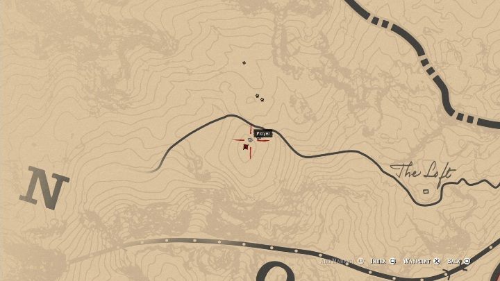 You can find this bone by moving west from The Loft - Red Dead Redemption 2: Dinosaur Bones - where to find all of them? Maps - Dinosaur bones and Rock Carvings - Red Dead Redemption 2 Guide