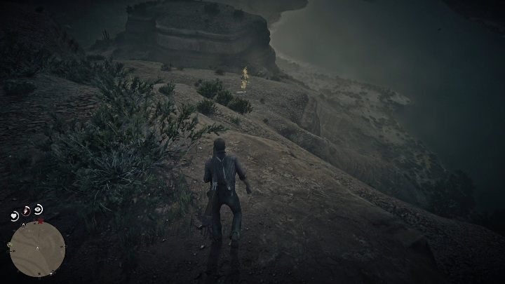 The bone is at the top of one of the mountains - Red Dead Redemption 2: Dinosaur Bones - where to find all of them? Maps - Dinosaur bones and Rock Carvings - Red Dead Redemption 2 Guide