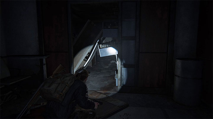 Werfen Sie einen Blick auf die teilweise eingestürzte Passage, die im Bild gezeigt wird – The Last of Us 2: Ground Zero – Sammlerstücke, Artefakte, Münzen – Seattle Tag 2 – Abby – The Last of Us 2 Guide