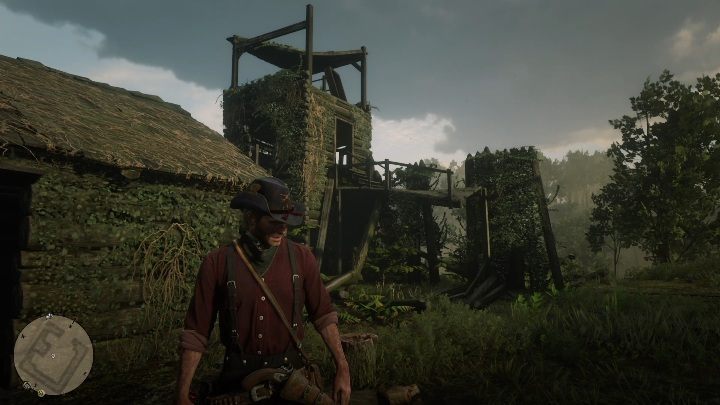 The hat is in an old fort, inside one of the cabins basements - Red Dead Redemption 2: Unique items - maps, locations, tips - Secrets and collectibles - Red Dead Redemption 2 Guide