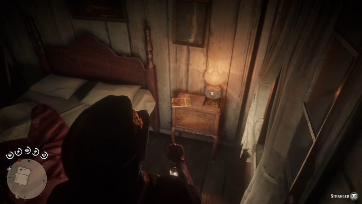 The item is inside the cabin, on the nightstand - Red Dead Redemption 2: Unique items - maps, locations, tips - Secrets and collectibles - Red Dead Redemption 2 Guide