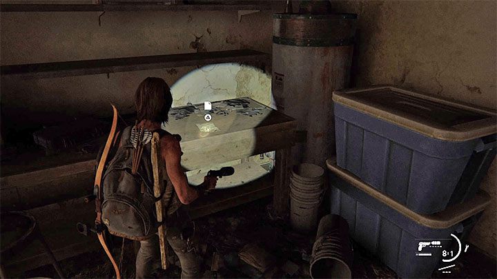 Die Notiz liegt auf einem der Regale in der Garage – The Last of Us 2: Pushing Inland – Sammlerstücke, Artefakte, Münzen – Santa Barbara – The Last of Us 2 Guide