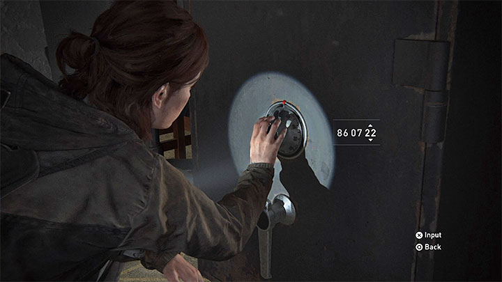 Der Safe-Code ist 86-07-22 – The Last of Us 2: Safe-Kombinationen – Seattle, Tag 1 Ellie – Safes – The Last of Us 2 Guide