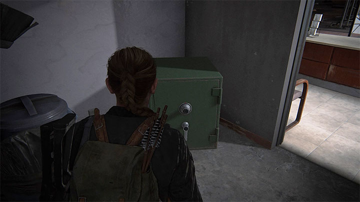Sie können mit der Suche nach diesem Tresor beginnen, sobald die Etappe beginnt – The Last of Us 2: Tresorkombinationen – Seattle, Tag 2 Abby – Tresore – The Last of Us 2 Guide