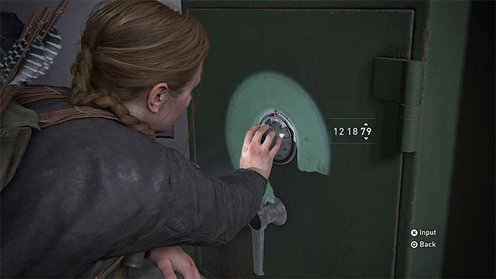 Sie können jetzt zum Safe zurückkehren – The Last of Us 2: Safe-Kombinationen – Seattle, Tag 2 Abby – Safes – The Last of Us 2 Guide
