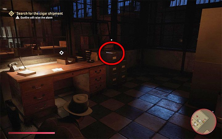 In order to get to the secret, you must first sneak into the last warehouse shown in picture 1, in which you have search the crates to find the cigars - Mafia Definitive Edition: Super Science Stories Magazines - list and locations - Secrets and finders - Mafia Definitive Edition Guide, Walkthrough